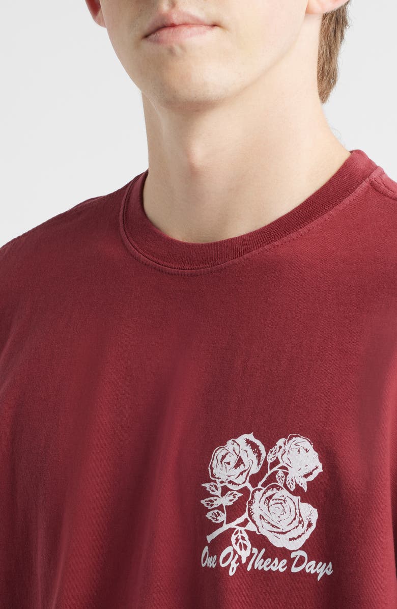 ONE OF THESE DAYS Sweet Jane Graphic T-Shirt, Alternate, color, Hard Washed Burgundy