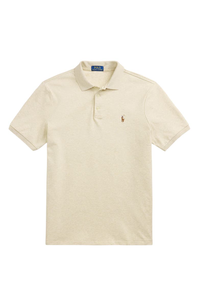 Polo Ralph Lauren Classic Fit Solid Tan Cotton Jersey Polo, Alternate, color, 