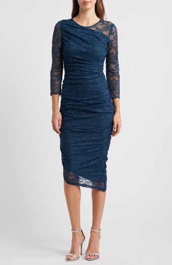 Vince Camuto Long Sleeve Lace Body-Con Dress