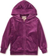Tea Collection Cat Ears Velour Hoodie