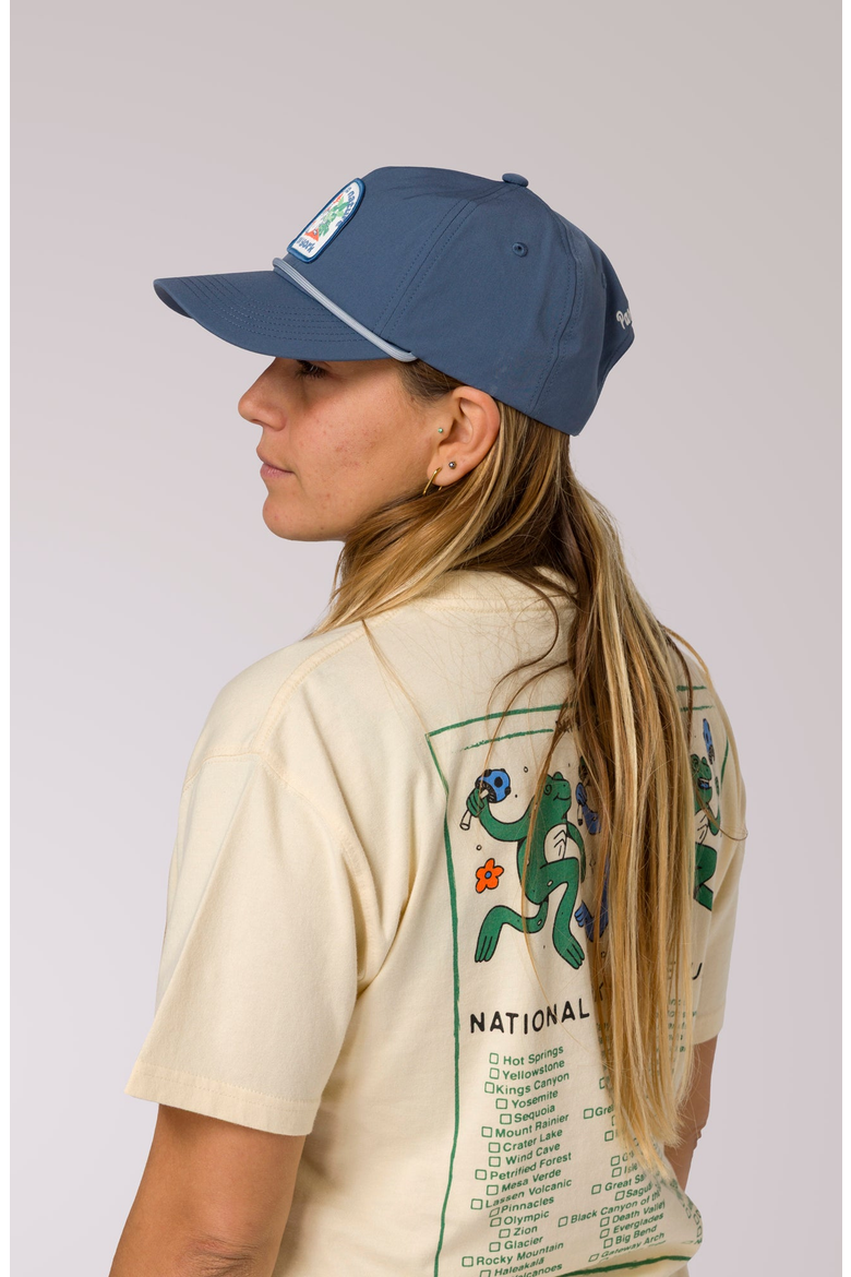 NYC Escape Throwback Hat, Alternate, color, Blue