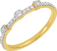 Carrière Jewelry Geo Diamond Band Ring - 0.20ct.