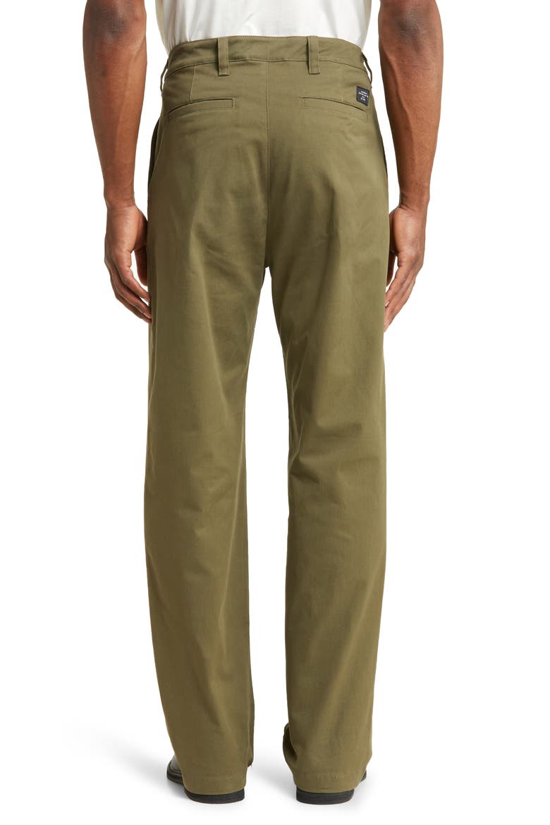 Ross Brushed Cotton Blend Pants, Alternate, color, ARMY GREEN