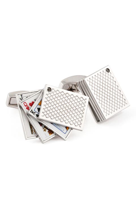 Playing Cards Cuff Links