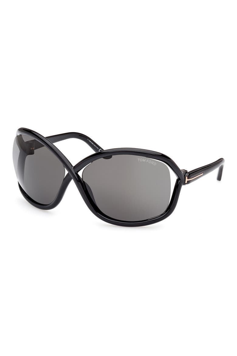 TOM FORD Bettina 68mm Oversize Butterfly Sunglasses (Women