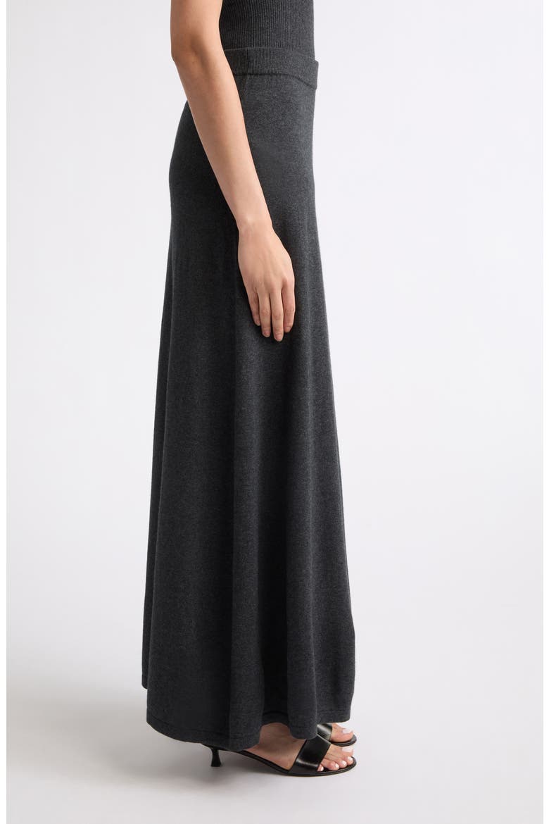 Adrienne Cotton & Cashmere Sweater Skirt, Alternate, color, ECLIPSE