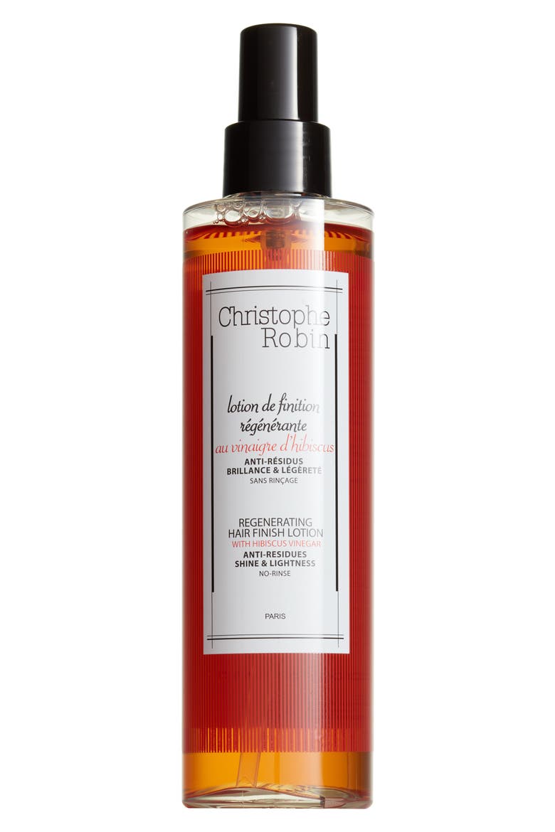 SPACE.NK.apothecary Christophe Robin Regenerating Hair Finish Lotion with Hibiscus Vinegar, Main, color, NO COLOR