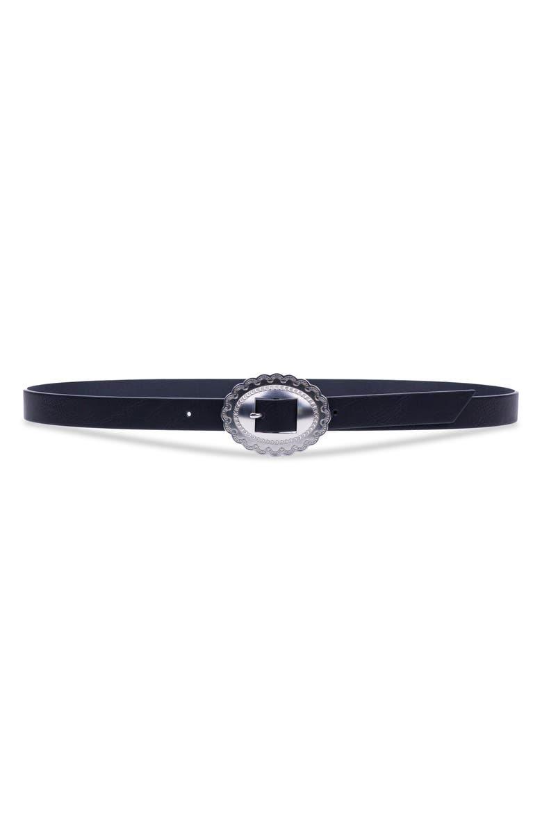 Ceinture Réversible Linea Pelle Or Et Léopard Taille L - Femme