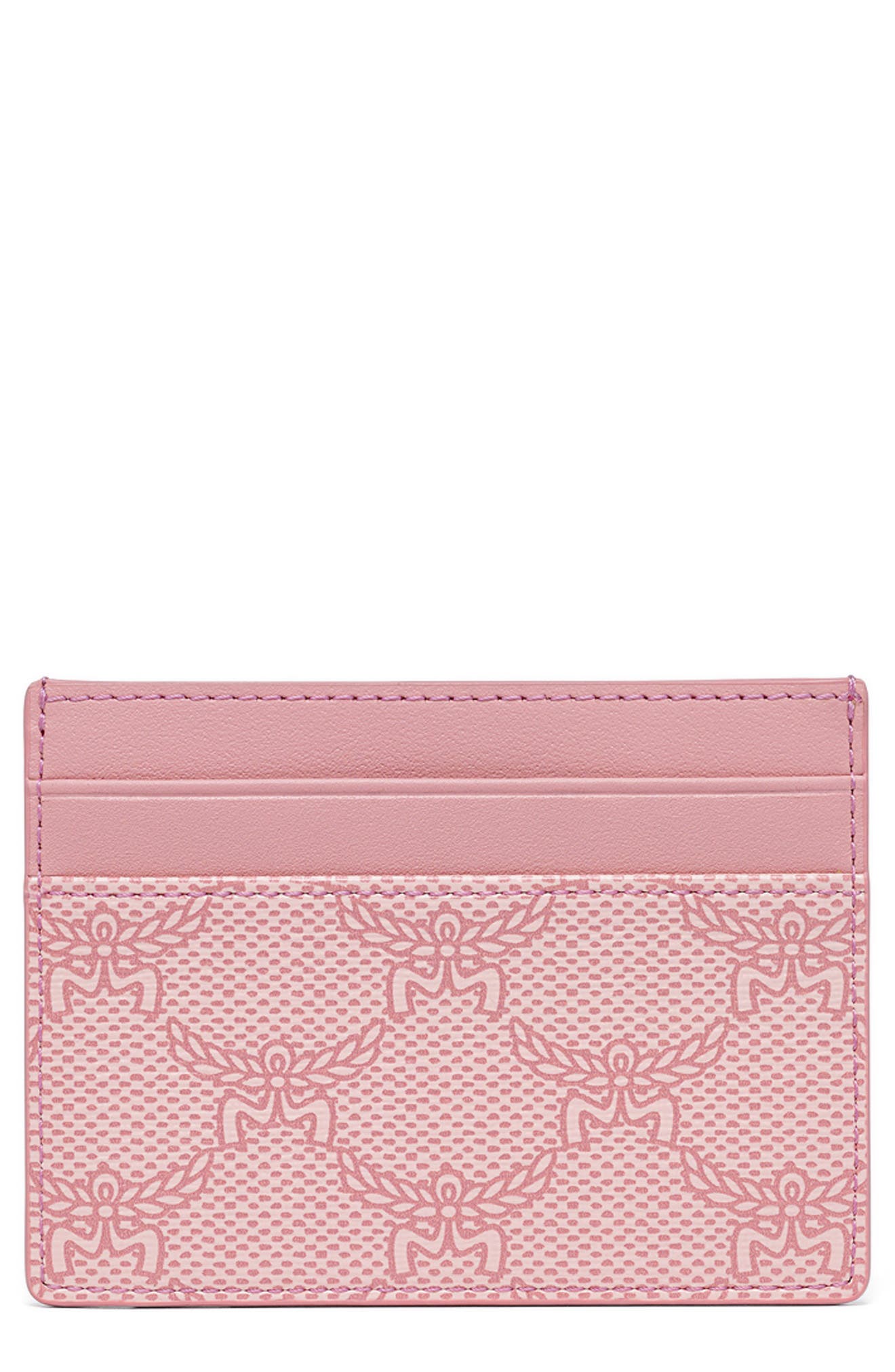 MCM Small Himmel Lauretos Coated Canvas Card Case