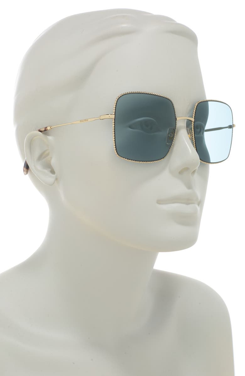 Miu Miu 58mm Square Sunglasses, Alternate, color, 