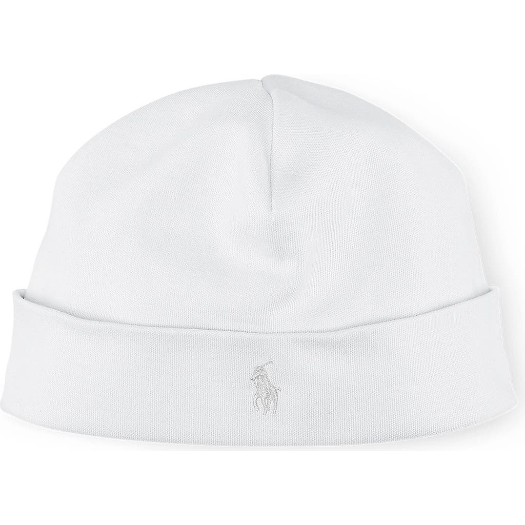 RALPH LAUREN RALPH LAUREN EMBROIDERED LOGO BEANIE