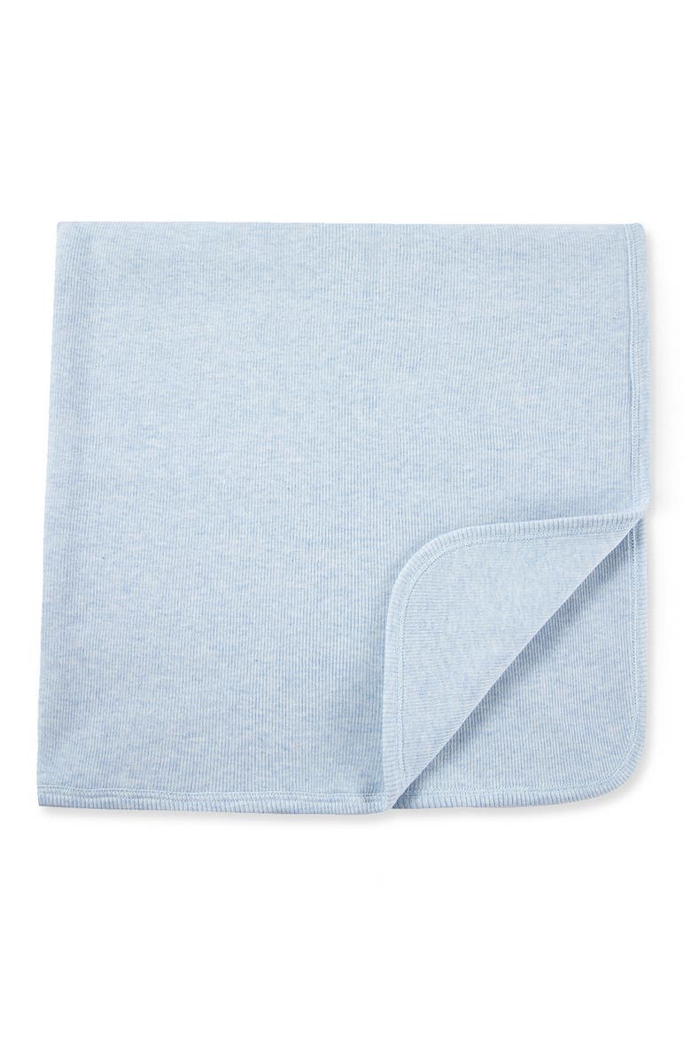 Blue Bear Cotton Blanket (Nordstrom Exclusive), Alternate, color, BLUE