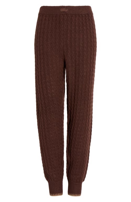 Ugg(r) Lorelai Cable Joggers In Brown
