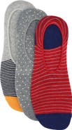 Lorenzo Uomo 3-Pack Assorted Ankle Socks