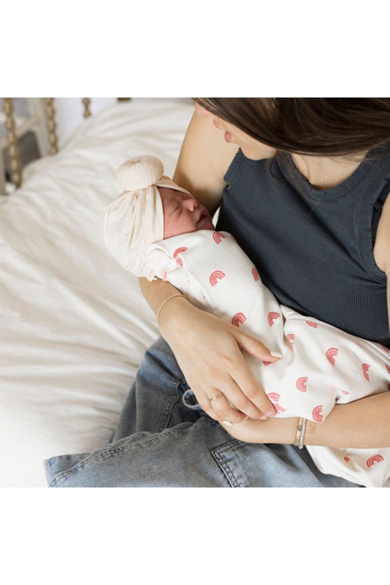 Supersoft Micro-Fleece Sleep Sack with Swaddle Transition, Alternate, color, Rainbows