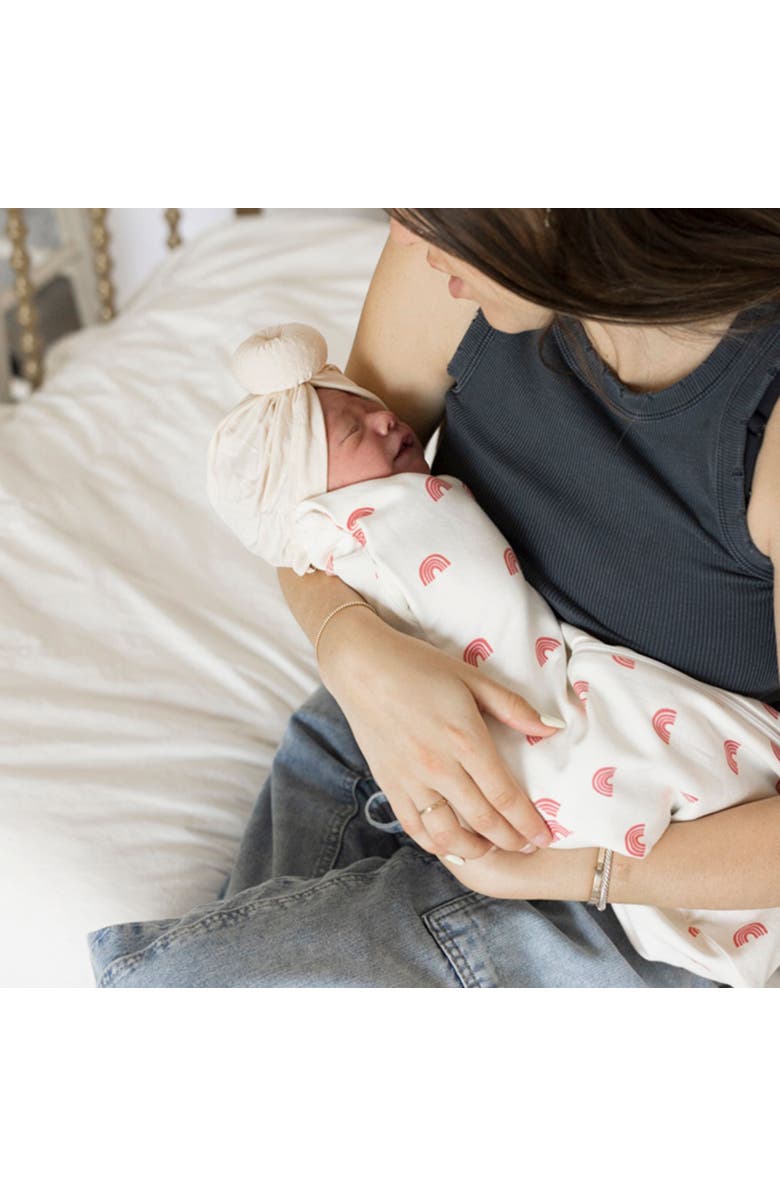 Tiny Twinkle Supersoft Micro-Fleece Sleep Sack with Swaddle Transition, Alternate, color, Rainbows