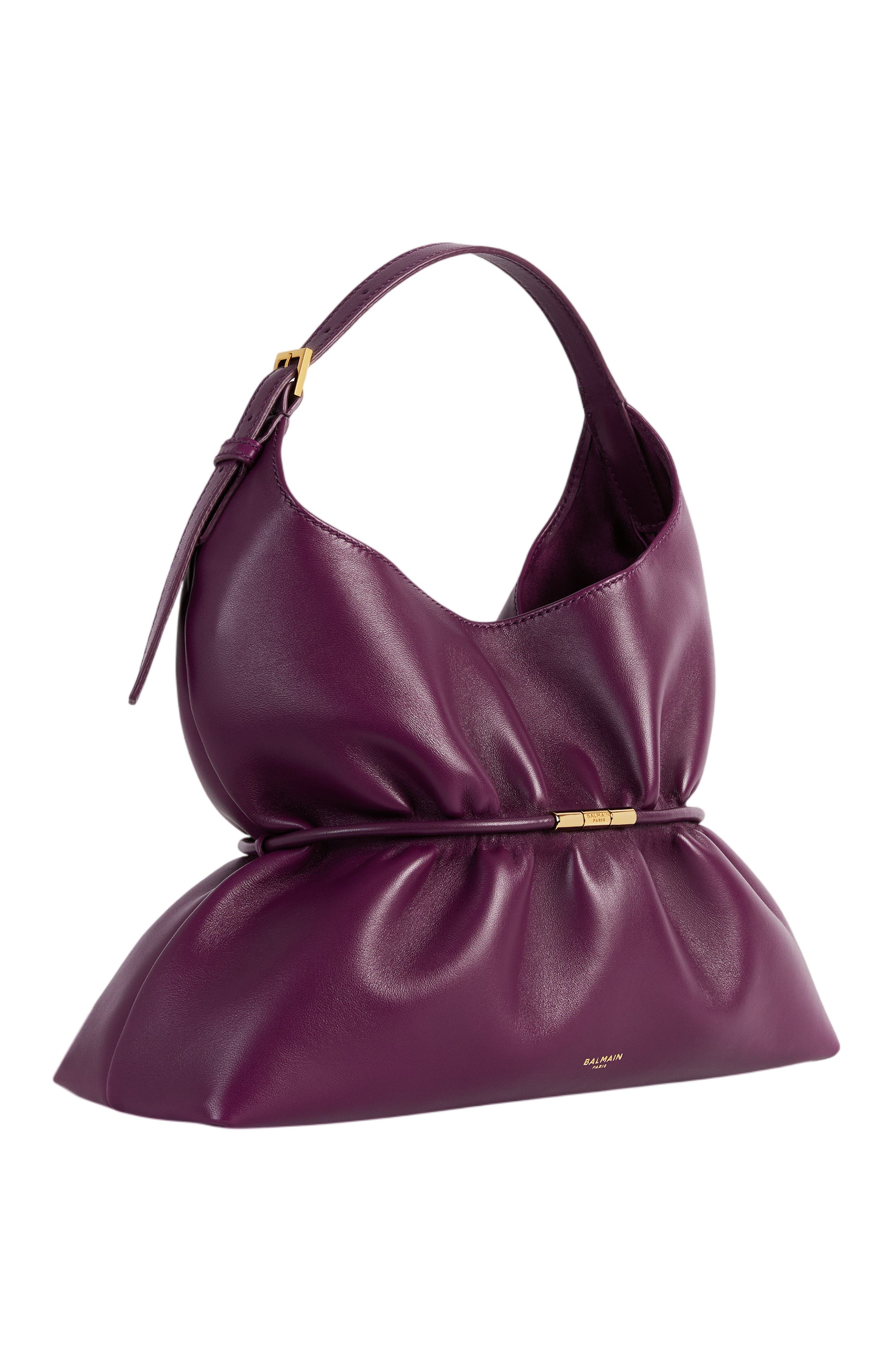 Sphynx Medium Bag in Smooth Leather, Alternate, color, purple