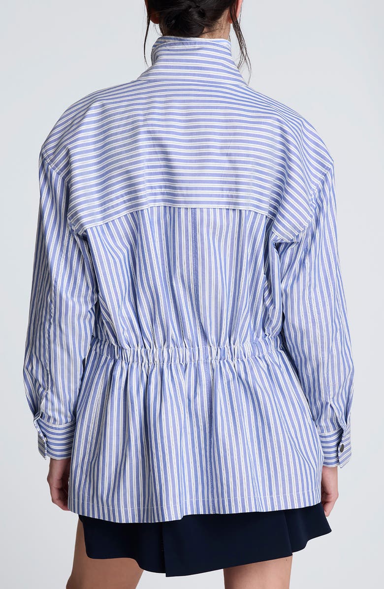 Kenneth Cole Stripe Cotton Jacket, Alternate, color,