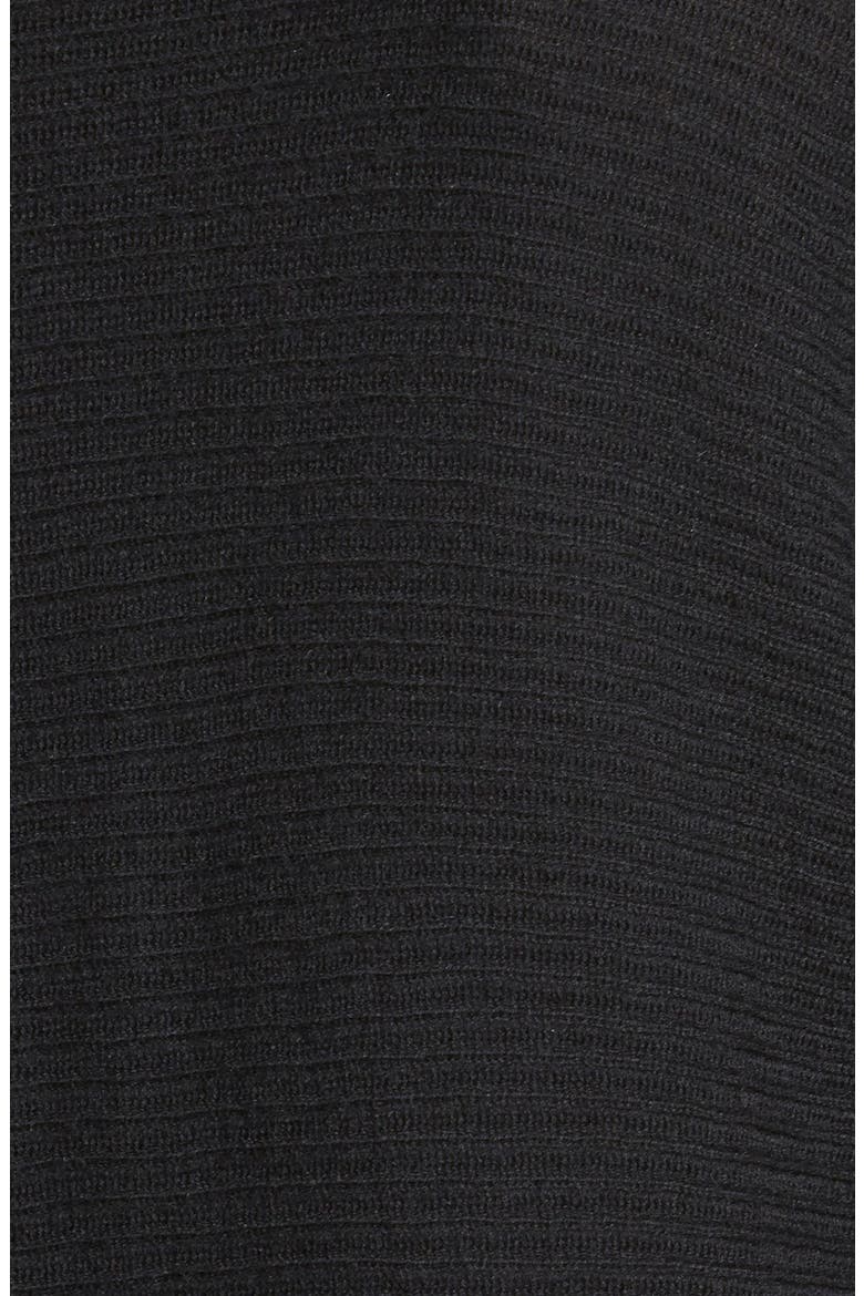 Shirttail Hem Sweater, Alternate, color, BLACK