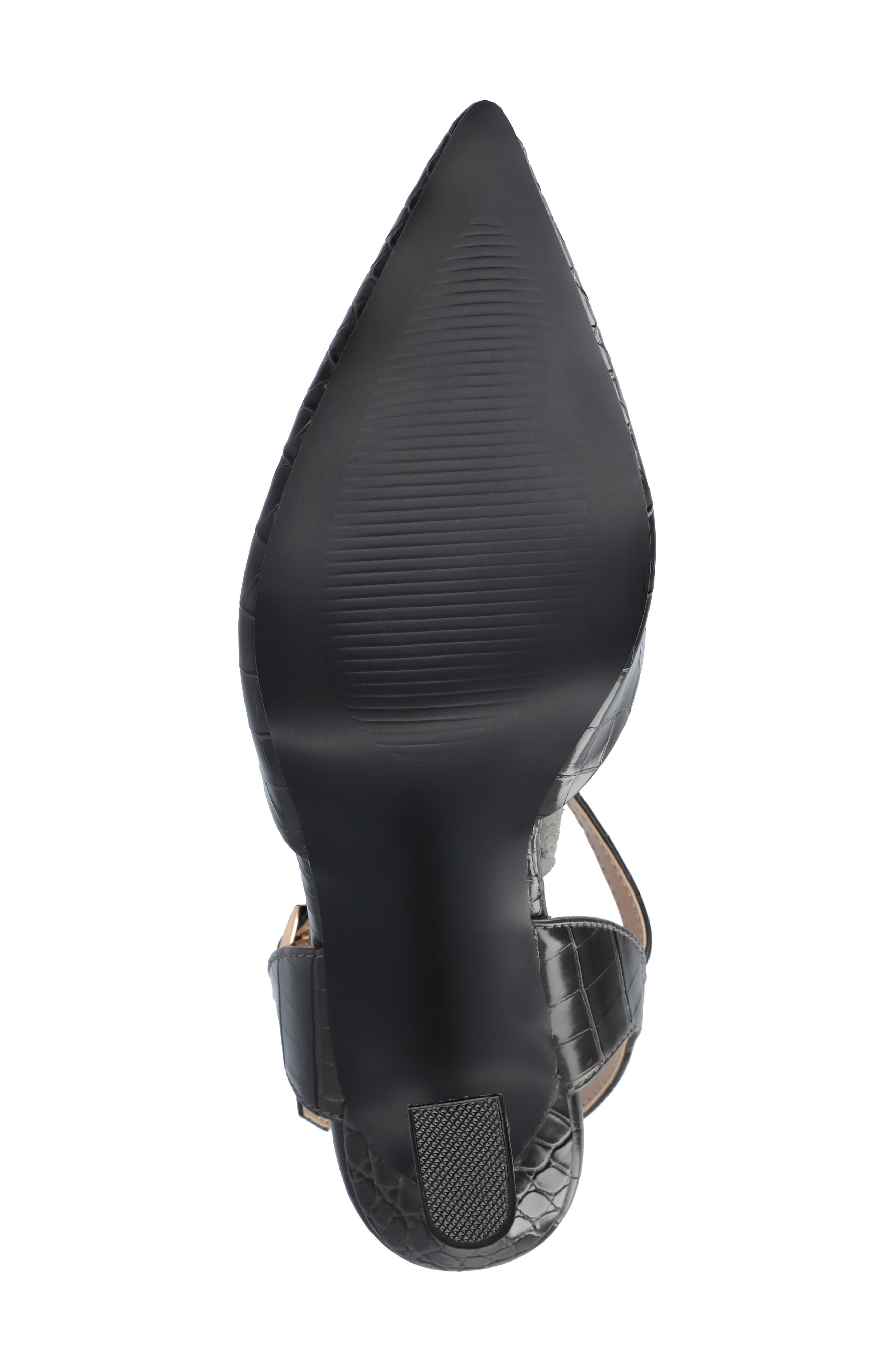 Journee Collection Nixey Croc Embossed Slingback Pump - Wide Width, Alternate, color, 