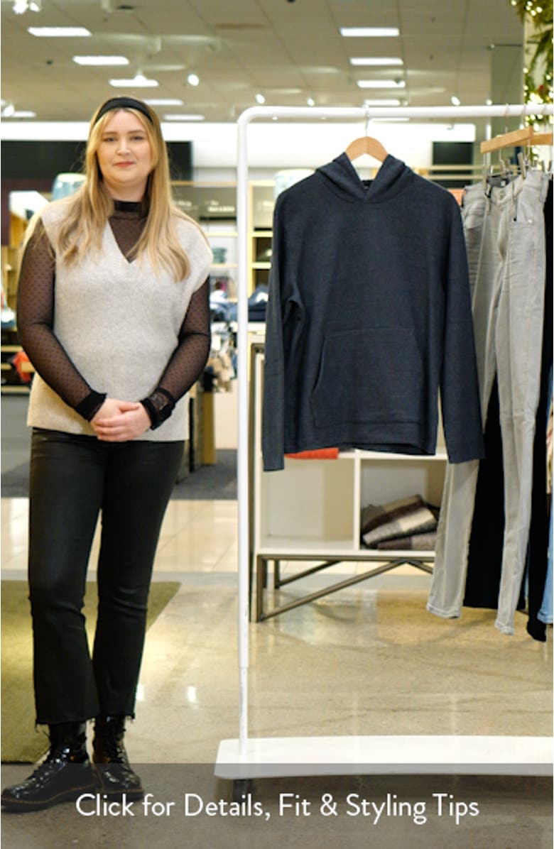 Crosshatch Bird's Eye Knit Hoodie, sales video thumbnail