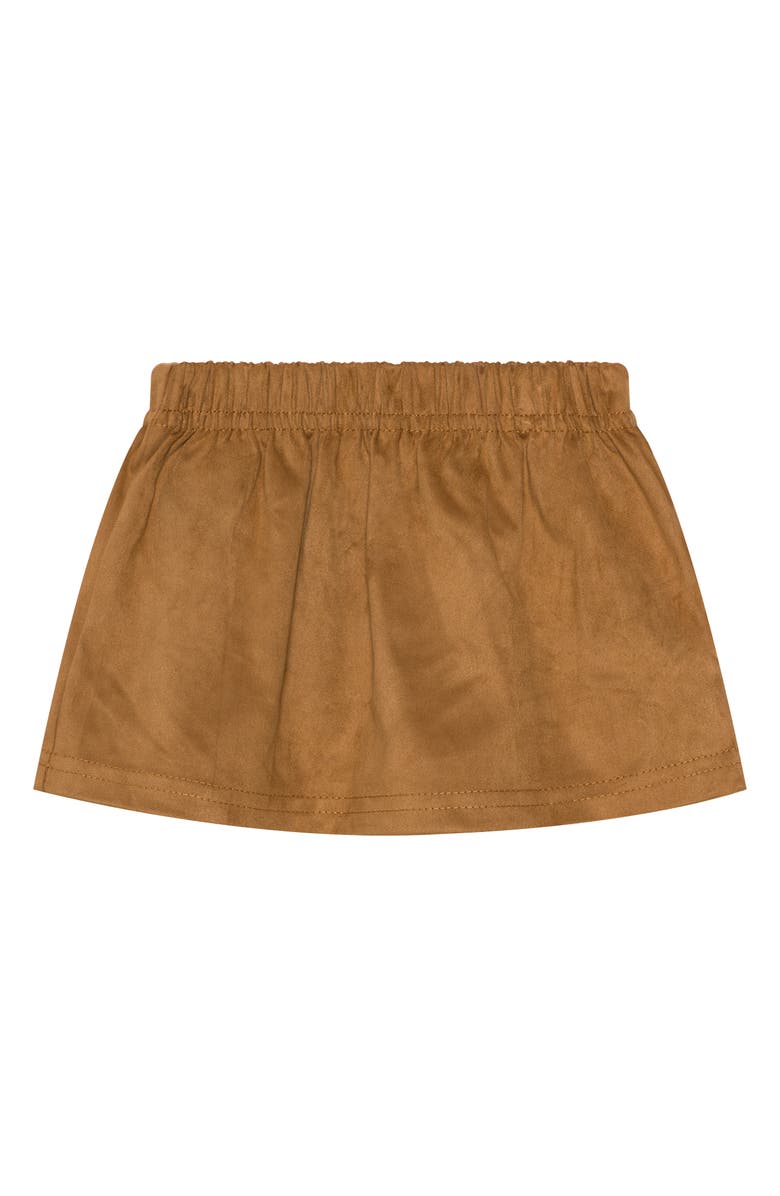 PL Baby by Petit Lem Ma Chérie Top, Skirt, Socks & Headband Set, Alternate, color, Beige Bows