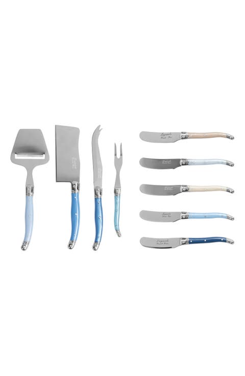 9-Piece Laguiole Cheese Knife Set