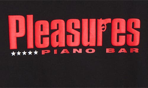 Pleasures Piano Bar Cotton Graphic T-shirt In Brown