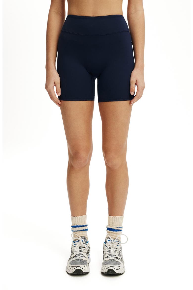 Women's Active Ultra Soft Contour Bike Short, Alternate, color, Prep Sport Navy