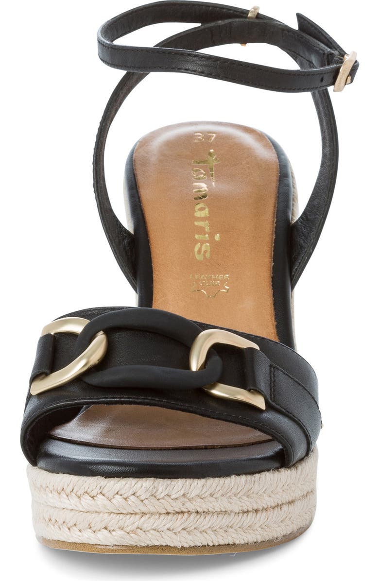 Tamaris Campia Espadrille Platform Wedge Sandal, Alternate, color,