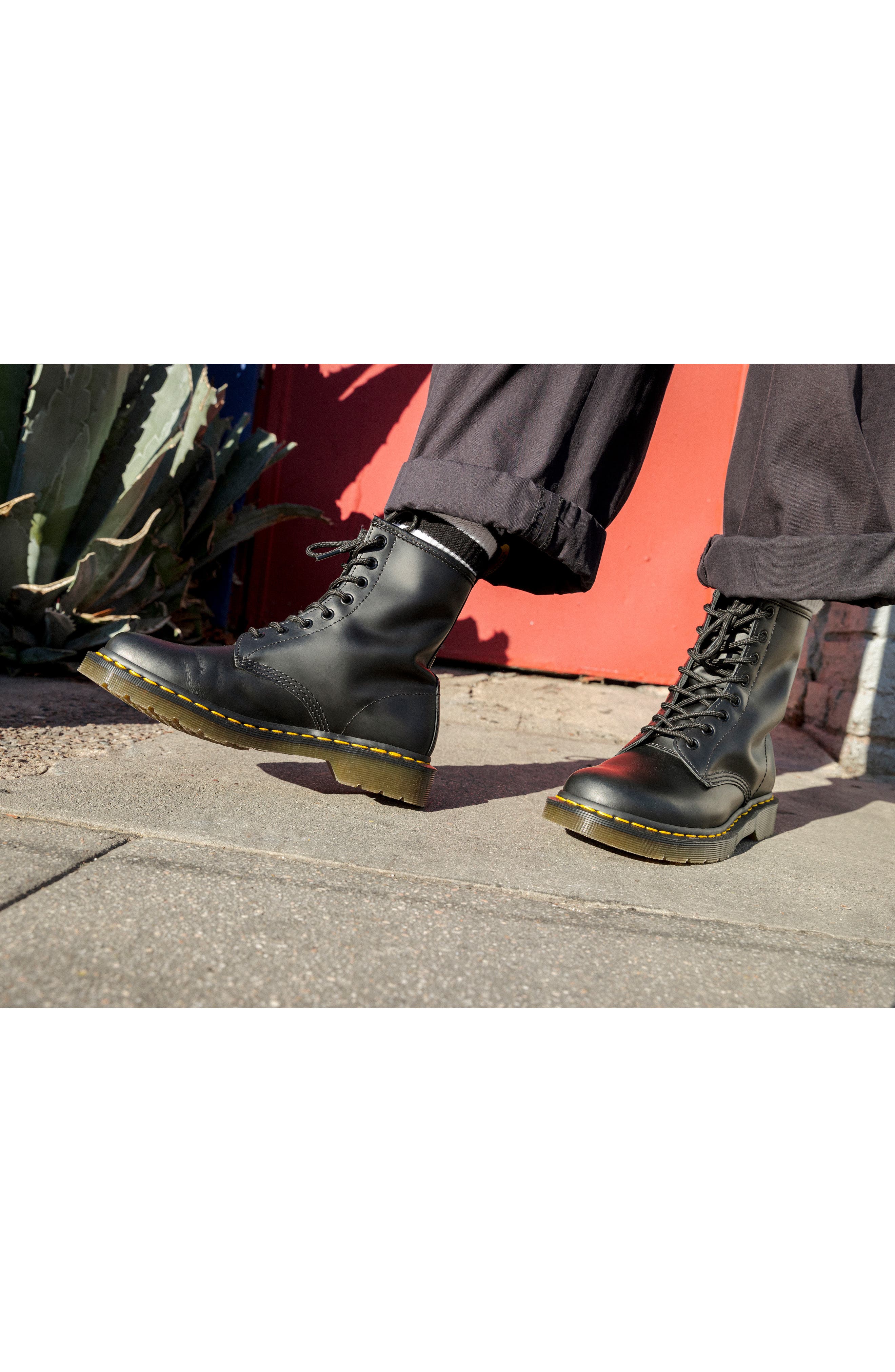 Dr. Martens 1460 W Boot, Alternate, color, Black