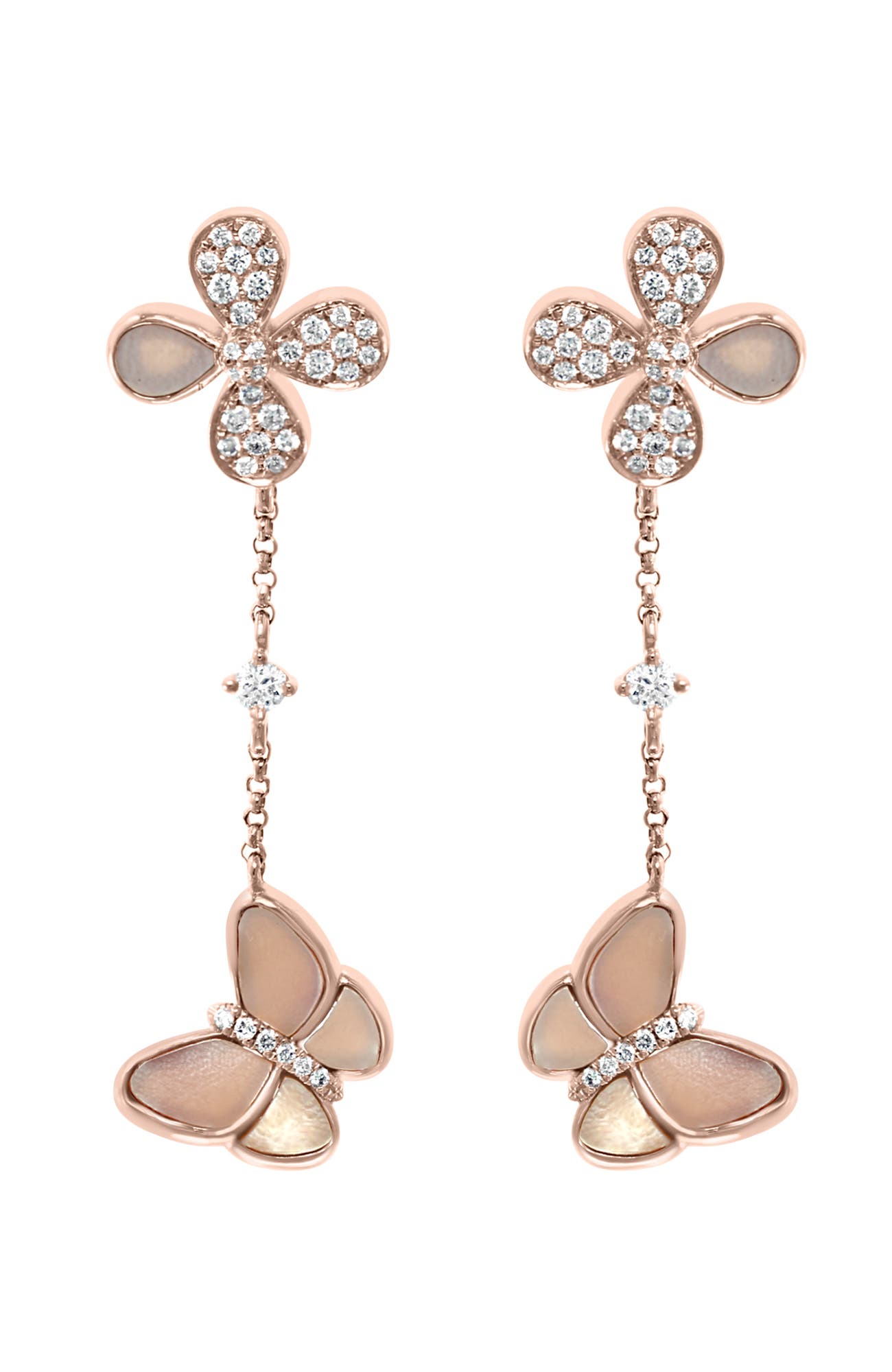 selected Hematite and FW Blush Pearl