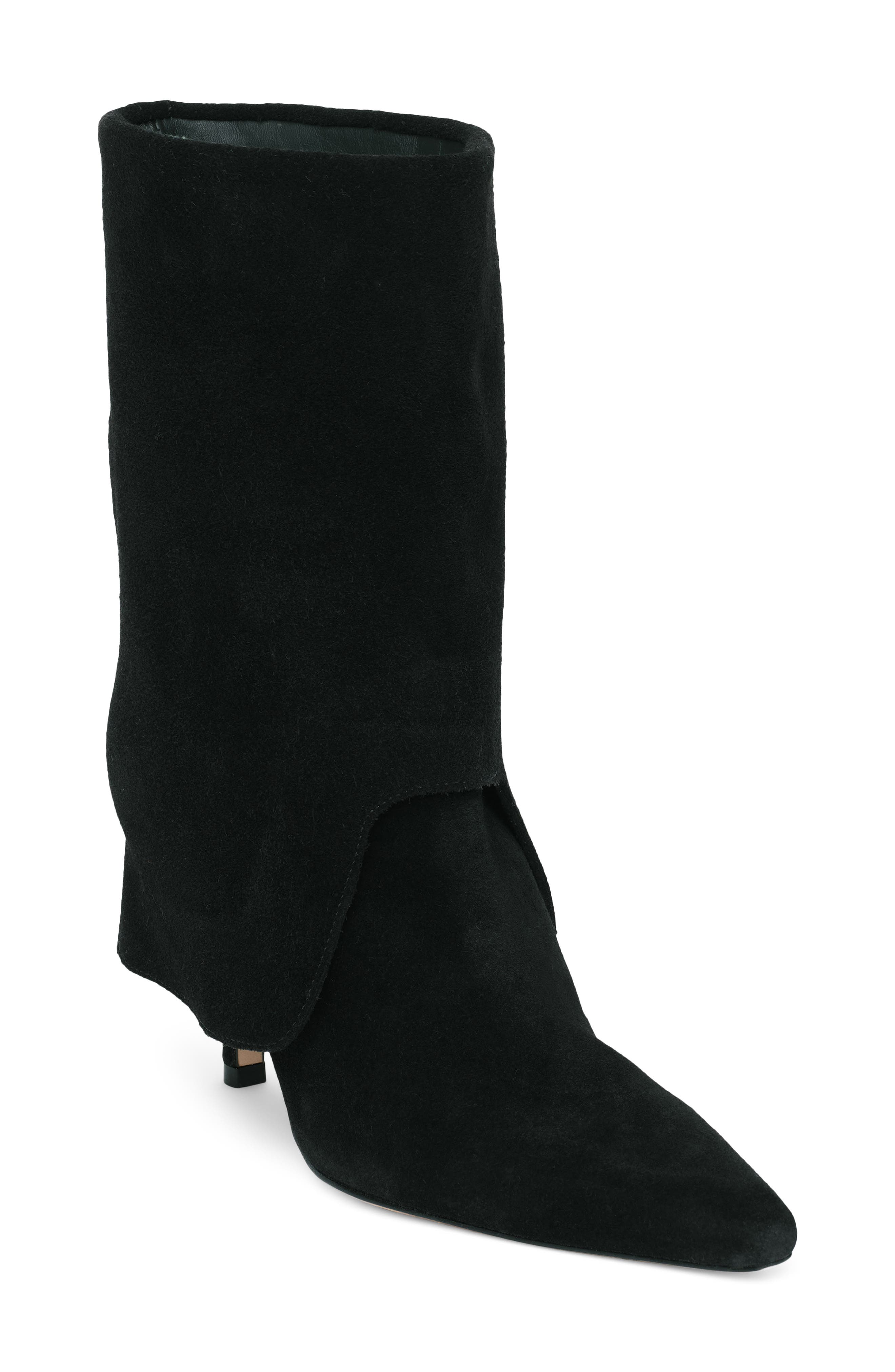 Anita Foldover Bootie, Main, color, BLACK