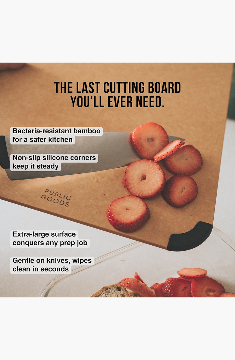 PUBLIC GOODS Cutting Board, Alternate, color, Tan