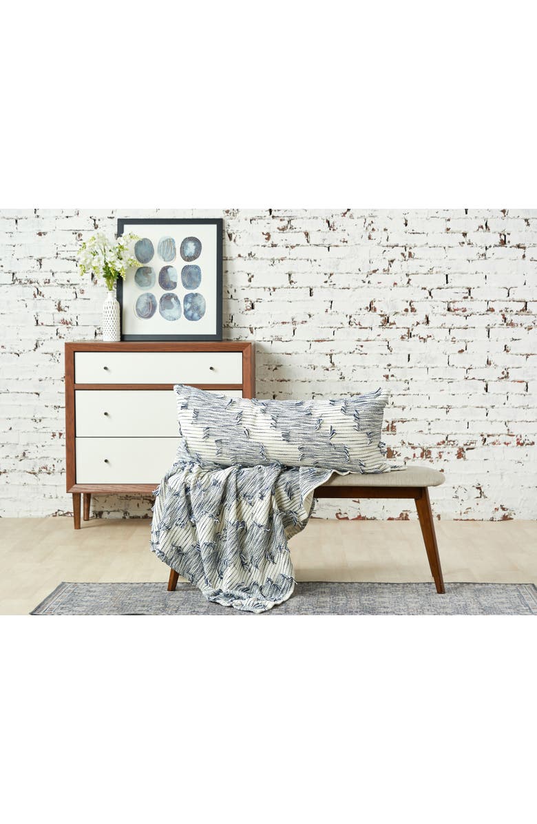 carol & frank Griffin Accent Throw Blanket, Alternate, color, Blue