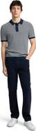 Onia Cotton Textured Knit Polo Tee