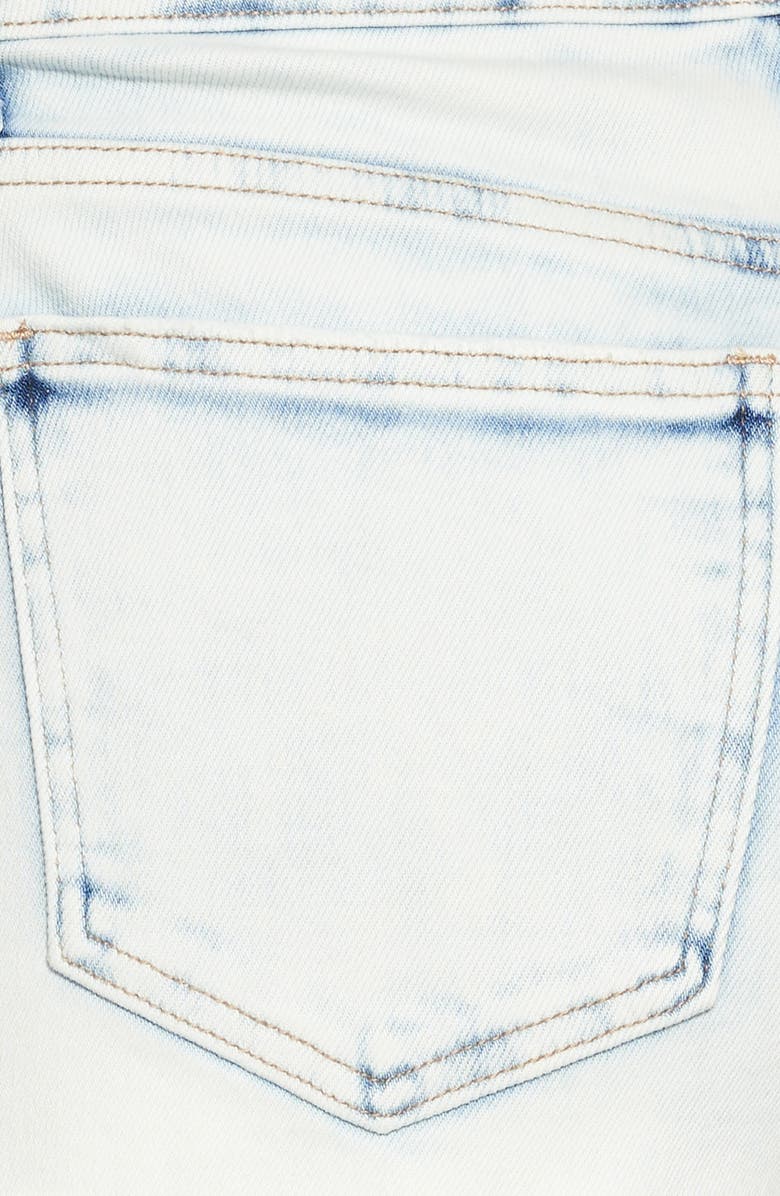 Bayeas Raw Hem Denim Shorts, Alternate, color, Bluesky