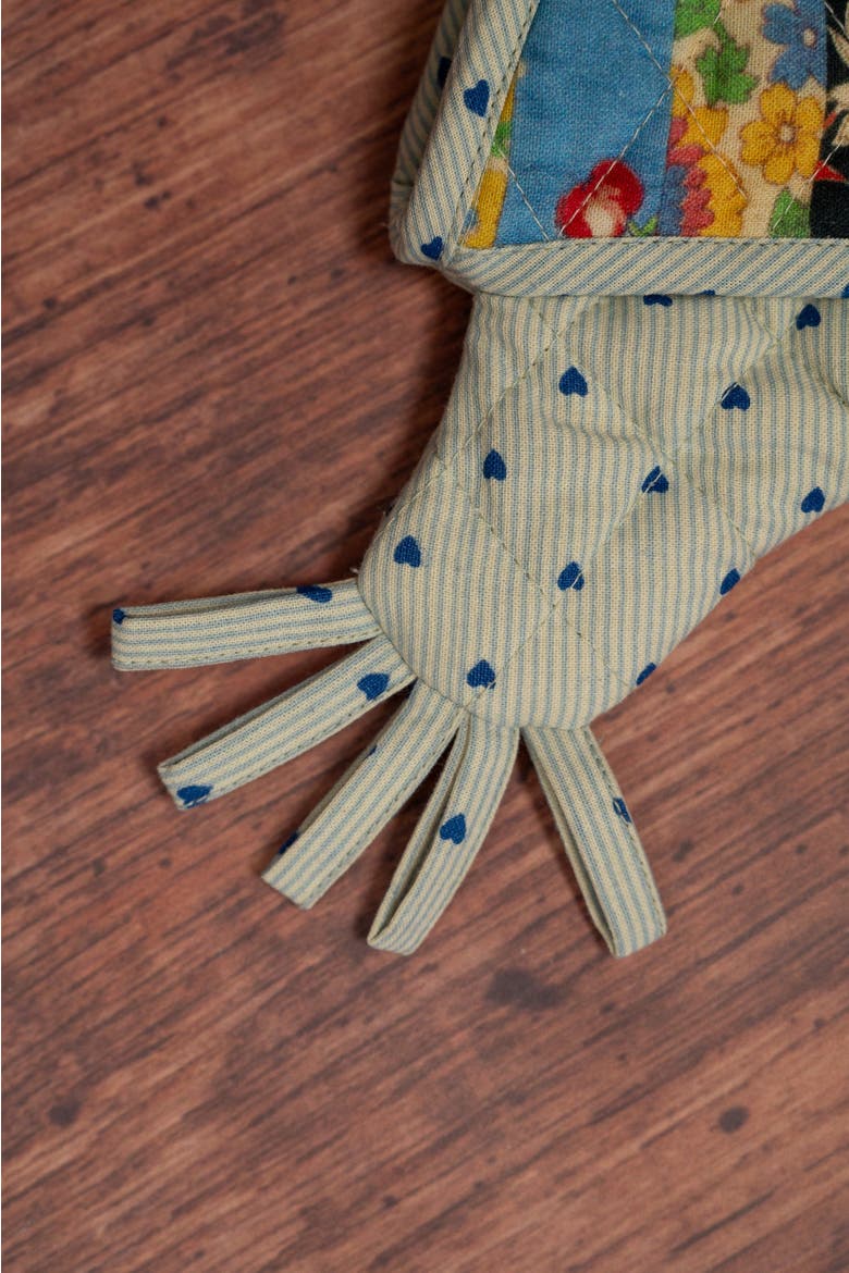 Patch Parade Happy Hen Mini Mitt, Alternate, color, Pastel Green