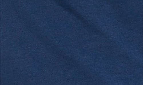Shop Nzt By Nic+zoe Cotton Blend French Terry Shorts In Dark Indigo