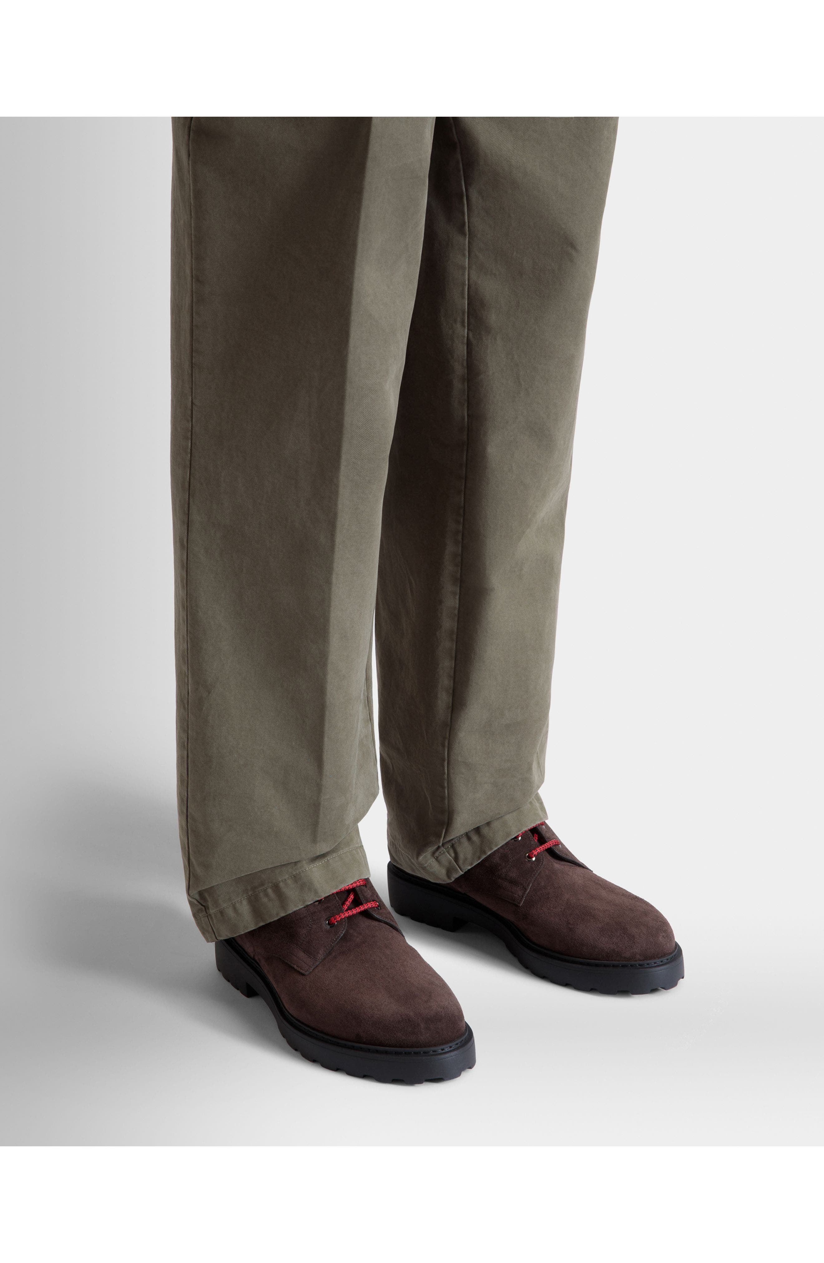 Bally Gusto Bootie in Suede, Alternate, color, Ebano 21