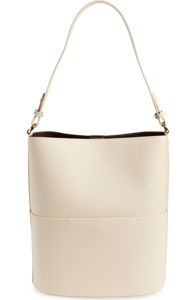 Freja New York Tall Faux Leather Tote, Main, color,