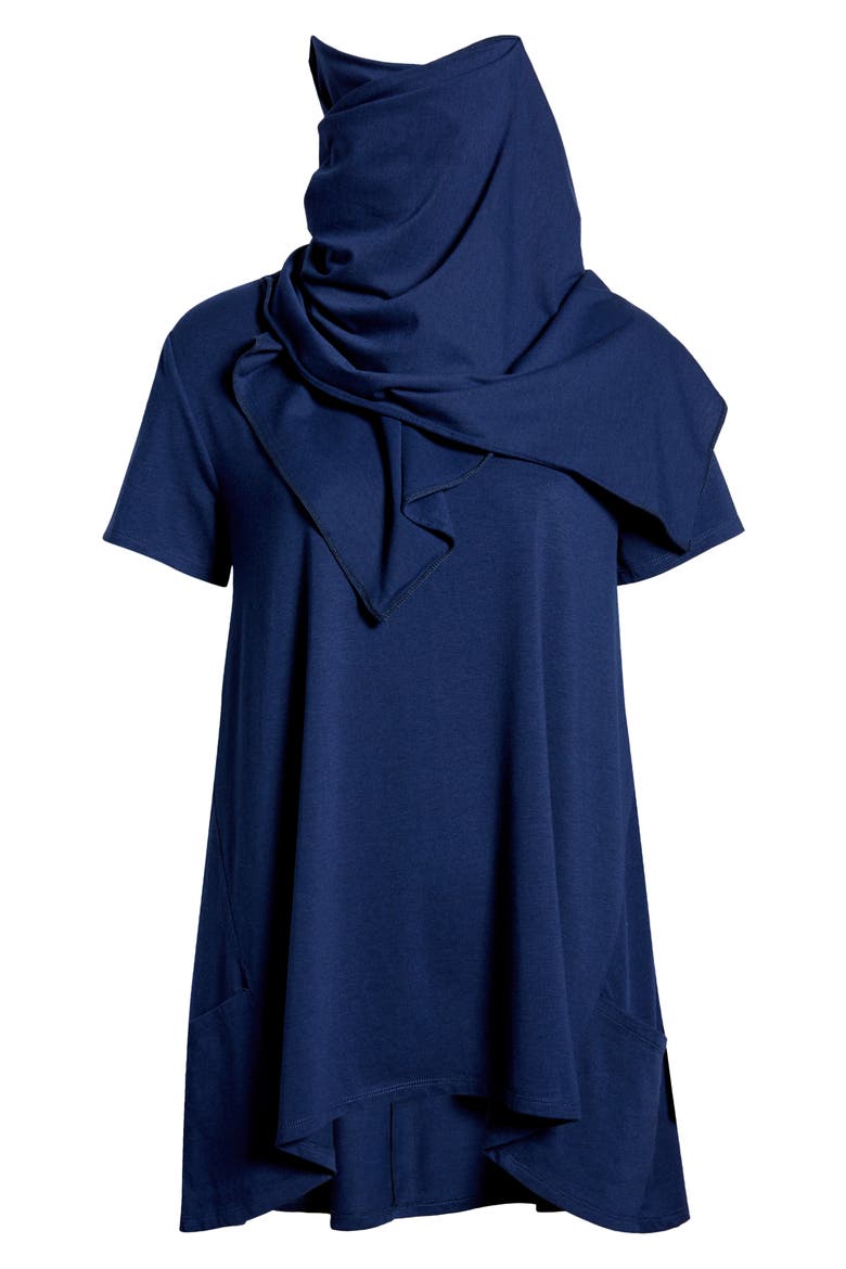Convertible Scarf Lapel T-Shirt, Alternate, color, MEDIEVAL