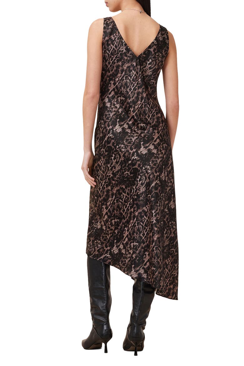 Alexi Print Asymmetric Dress, Alternate, color, EVIA PALE PINK