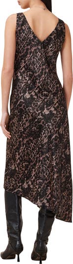 Alexi Print Asymmetric Dress