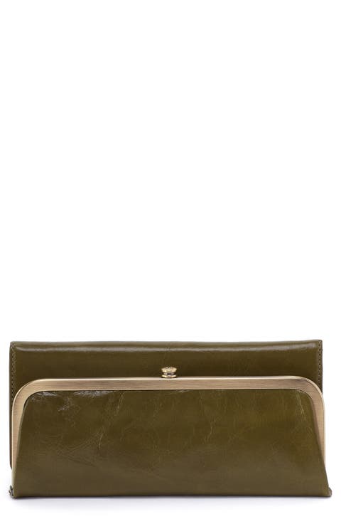 Rachel Leather Frame Wallet