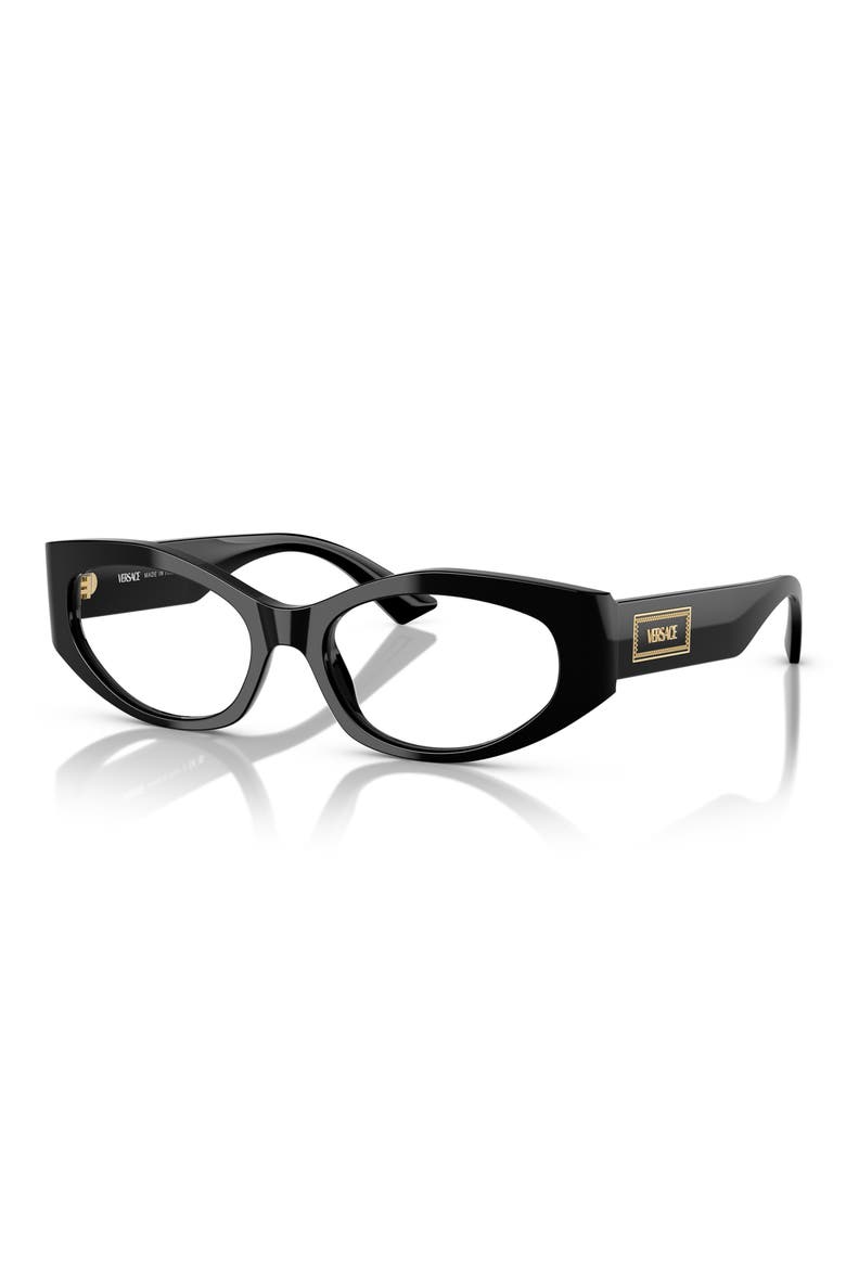 51mm Irregular Optical Glasses, Alternate, color, BLACK