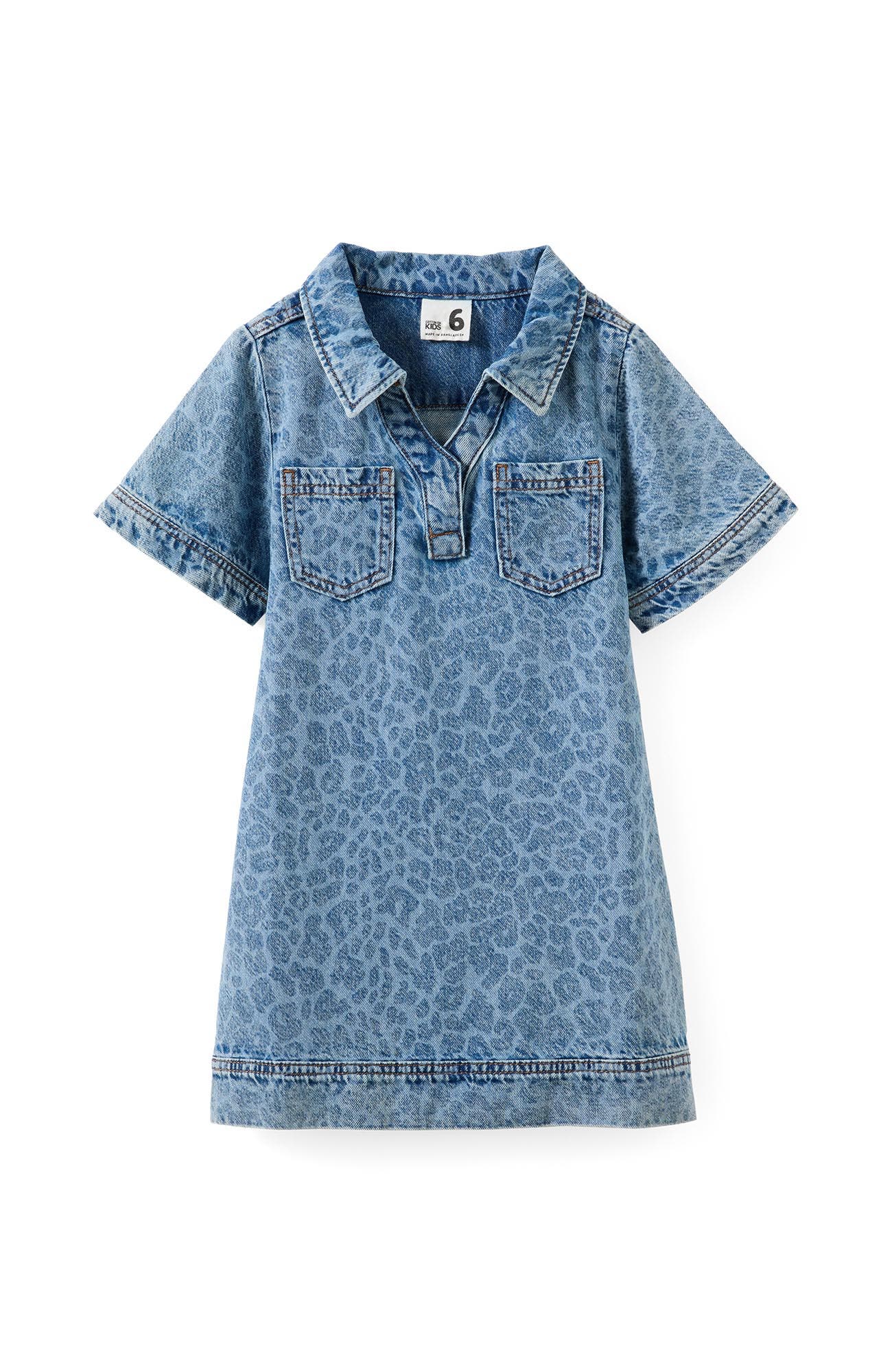 selected Blue Haven Mid Blue Leopard