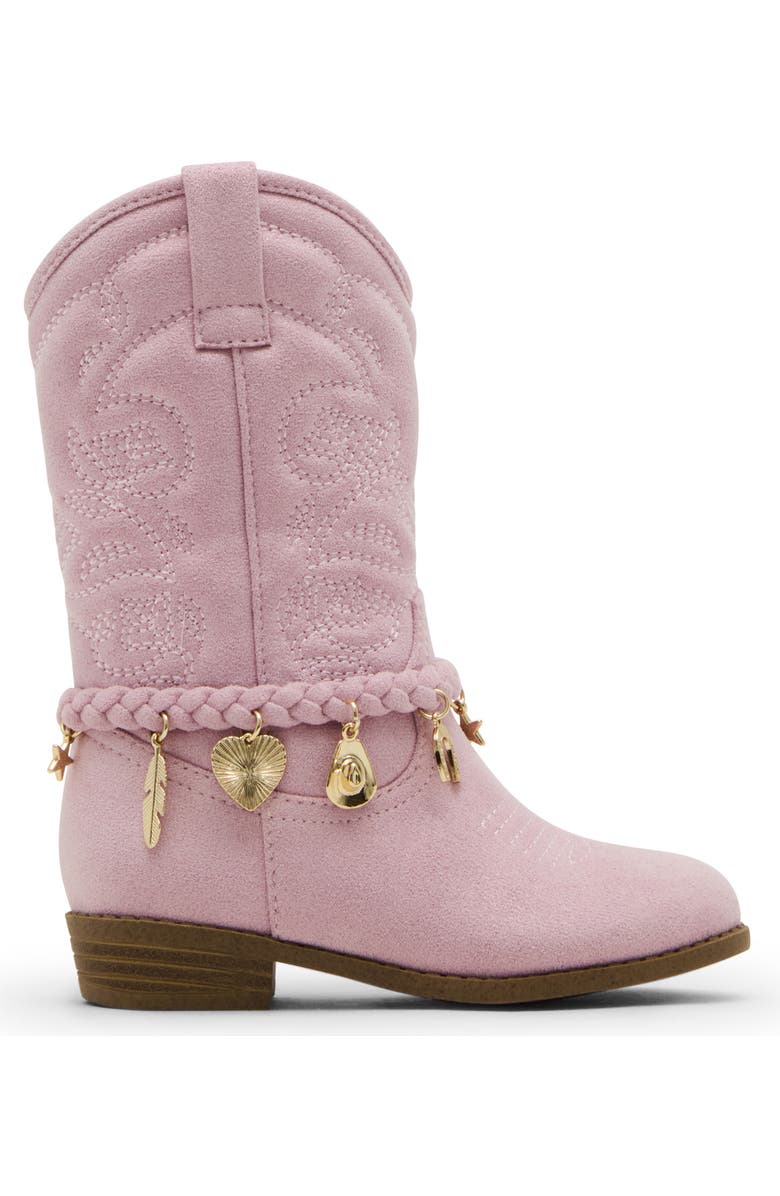 Steve Madden Kids' Tleana Western Boot, Alternate, color, Pink