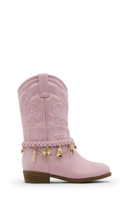 Steve Madden Kids' Tleana Western Boot In Pink