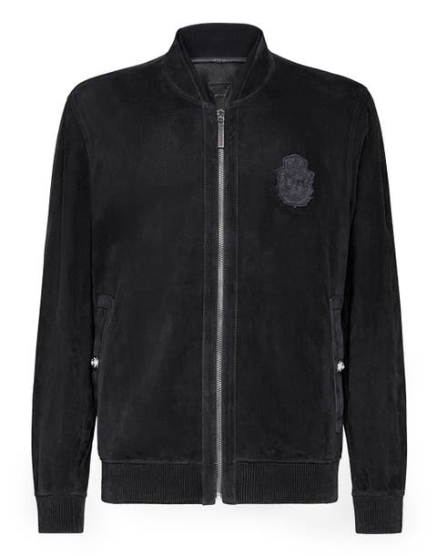 Leather Jacket Crest Men